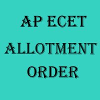 AP ECET Allotment Order Image